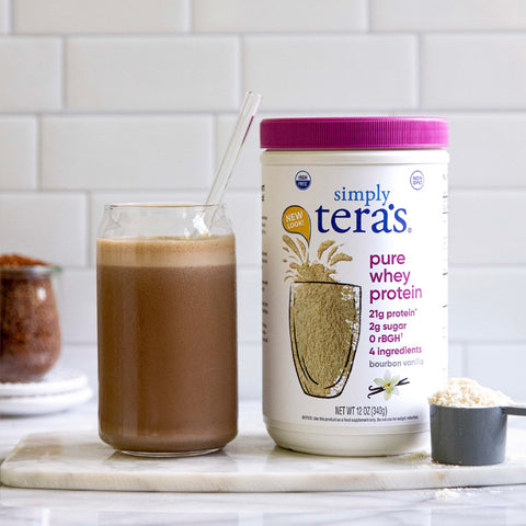 simply tera's coffee protein shake