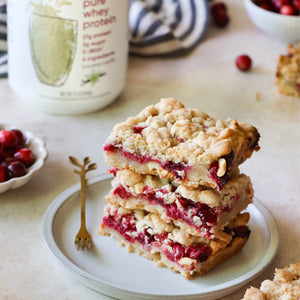 cranberry shortbread bars