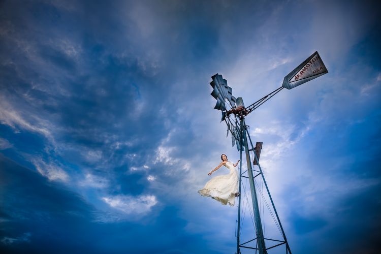 environmental portraits bride