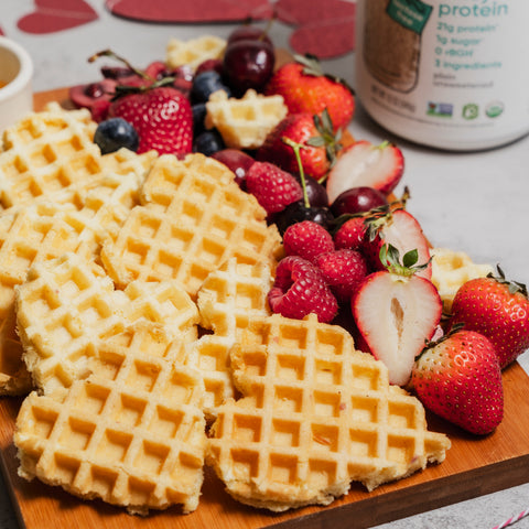 heart waffles