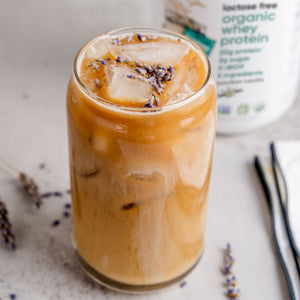 lavender iced latte