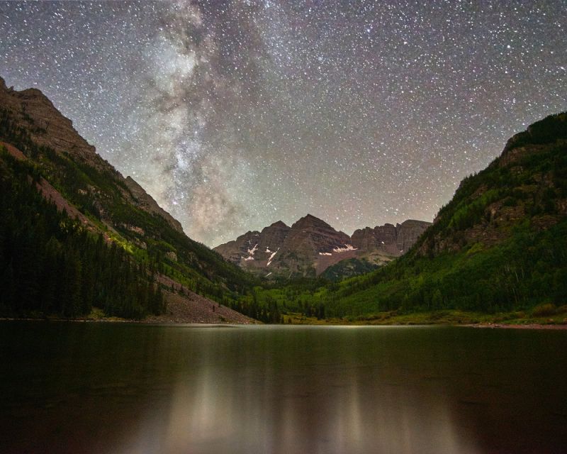 Maroon Bells Milky Way Color