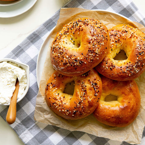 homemade protein bagels