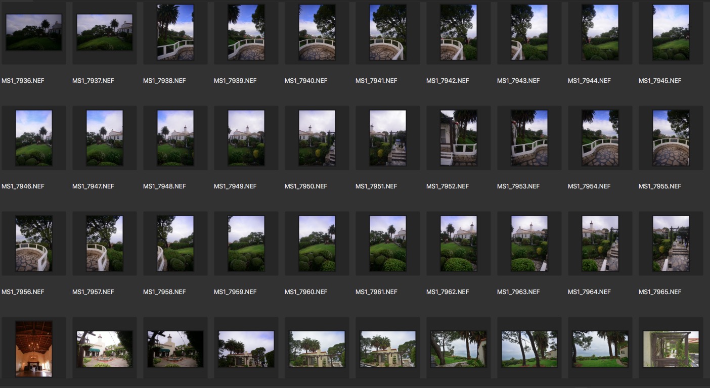real estate photography workflow post production
