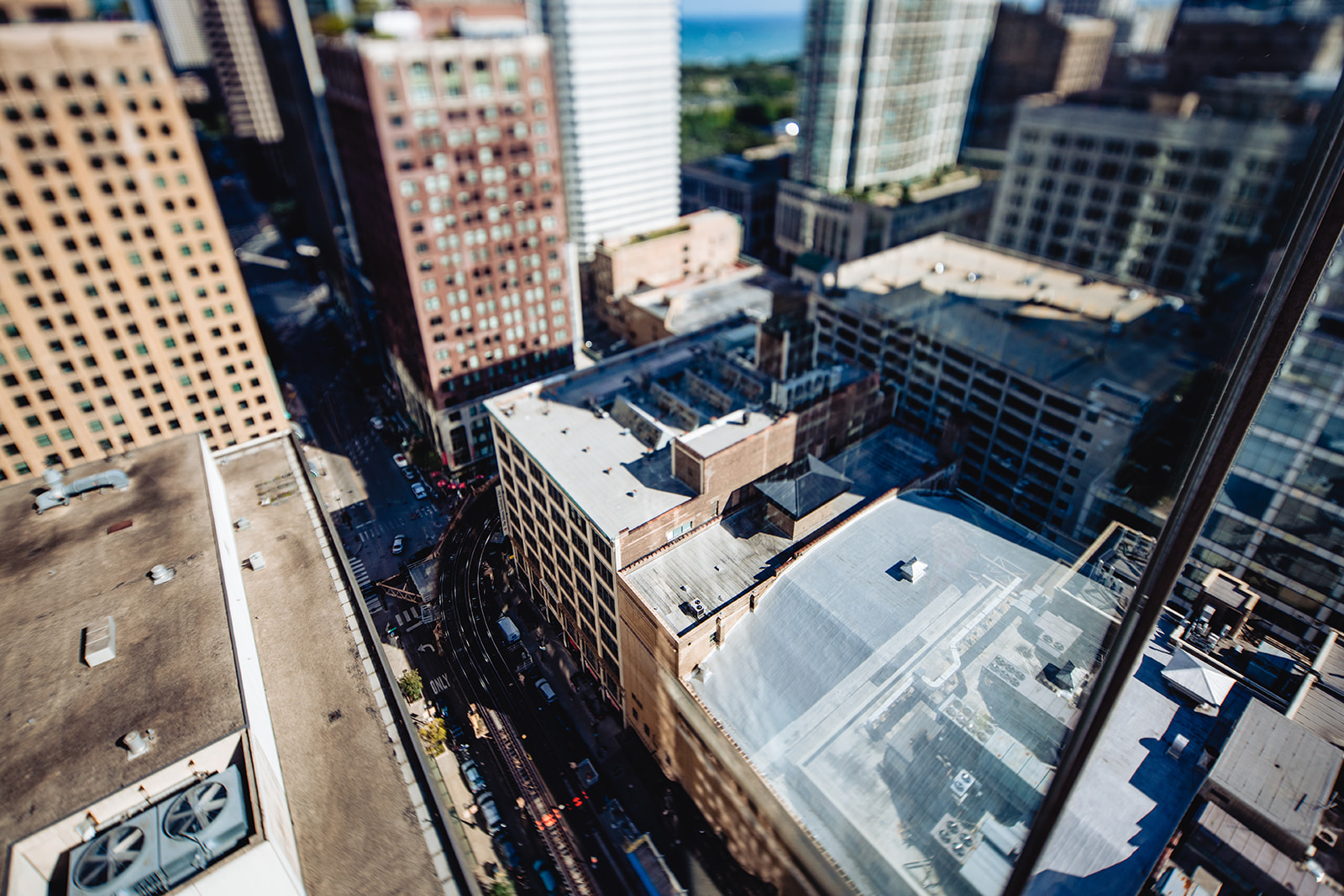 Chicago Tilt Shift Photo