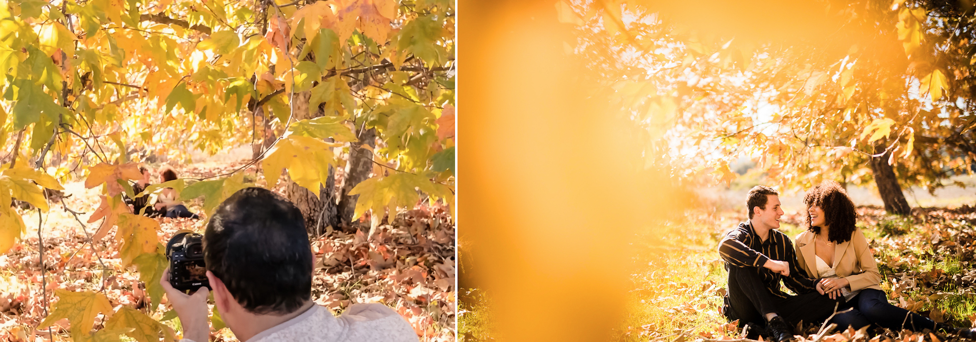 wedding and engagement photography foreground elements special fx before and after