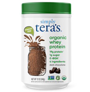 organic whey protein - dark chocolate