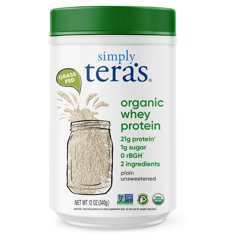 organic whey protein - plain unsweetened